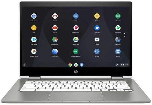 HP Chromebook x360 14b-ca0023dx شاشة لمس 14 بوصة 1366 × 768 Intel Pentium Silver N5000 1.1 جيجا هرتز 4 جيجا بايت رام 64 جيجا بايت eMMC ChromeOS (متجدد) in Saudi Arabia