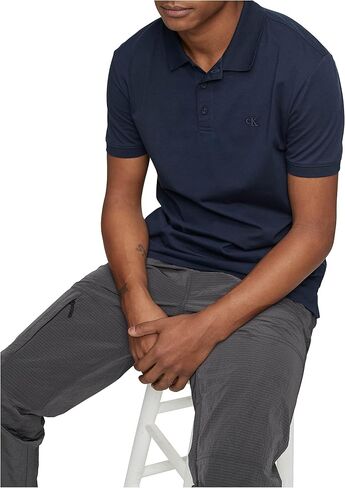 Calvin Klein Short Sleeve Smooth Cotton Polo in Kuwait