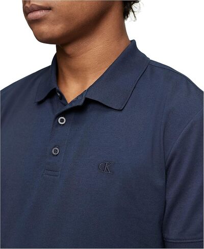 Calvin Klein Short Sleeve Smooth Cotton Polo in Kuwait