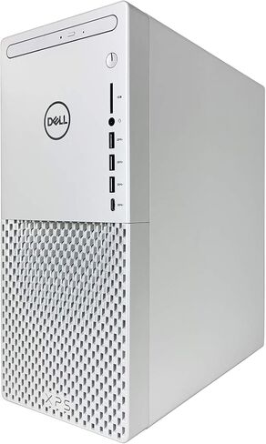 Dell XPS 8940 Special Edition Desktop - 11th Gen Intel Core i7-11700 up to 4.90GHz CPU, 24GB RAM, 4TB SSD, Intel UHD Graphics 750, Killer Wi-Fi 6, 500W PSU, DVD Burner, Windows 11, White in Kuwait