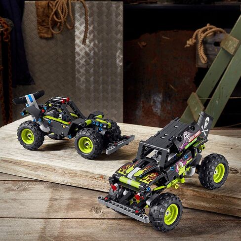 LEGO Technic Monster Jam Grave Digger 42118 Model Building Kit for Boys and Girls Who Love Monster Truck Toys, New 2021 (212 Pieces) in Saudi Arabia