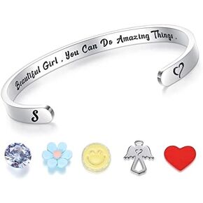 SAM & LORI Personal Bracelets for Teen Girls/Women - Meaningful Jewelry Gifts (Various Designs) for Best Friend/Daughter/Granddaughter/Niece/Sister/Mom/Aunt in Saudi Arabia