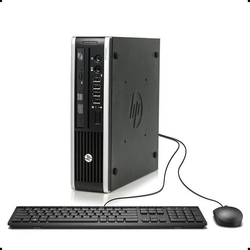 HP Elite 8300 Ultra Small Slim Business Computer PC, 8GB RAM, 120GB SSD, Wi-Fi, Windows 10 Professional (Renewed) in Saudi Arabia