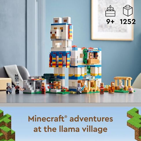 LEGO Minecraft The Llama Village 21188 Building Toy Set for Kids, Girls, and Boys Ages 9+ (1,252 Pieces) in Kuwait