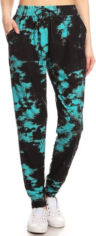Leggings Depot Women's Popular Print High Waist Premium Jogger Track Pants(S-3X) BAT1 in Saudi Arabia