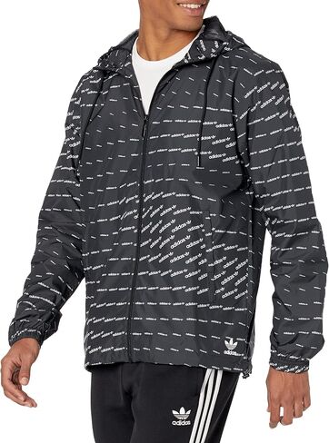 adidas Originals Men's Graphics Monogram Pack Windbreaker in Saudi Arabia