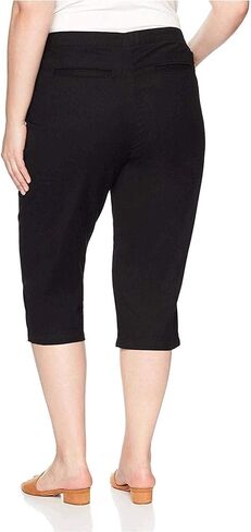 Riders by Lee Indigo Women's Plus Size Comfort Collection L-Pocket Twill Capri in Kuwait