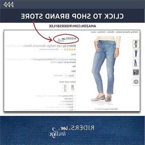 Riders by Lee Indigo Women's Plus Size Comfort Collection L-Pocket Twill Capri in Kuwait
