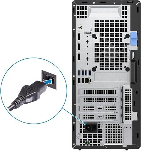 Dell OptiPlex 7000 Desktop Computer - Intel Core i7 12th Gen i7-12700 Dodeca-core (12 Core) 2.10 GHz - 16 GB RAM DDR5 SDRAM - 256 GB M.2 PCI Express NVMe 3.0 x4 SSD - Tower - Black in Saudi Arabia