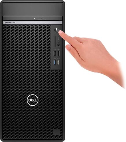 Dell OptiPlex 7000 Desktop Computer - Intel Core i7 12th Gen i7-12700 Dodeca-core (12 Core) 2.10 GHz - 16 GB RAM DDR5 SDRAM - 256 GB M.2 PCI Express NVMe 3.0 x4 SSD - Tower - Black in Saudi Arabia