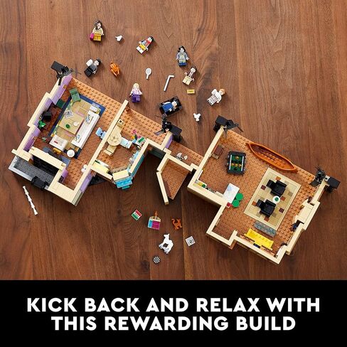 LEGO Icons The Friends Apartments 10292, Friends TV Show Gift from Iconic Series, Detailed Model of Set, Collectors Building Set with 7 Minifigures of Your Favorite Characters in Saudi Arabia