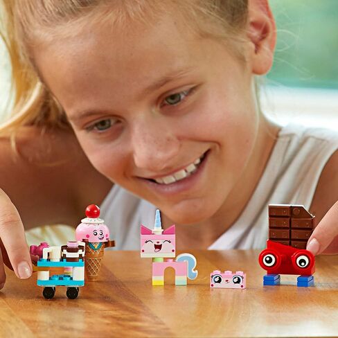LEGO The Movie 2 Unikitty’s Sweetest Friends Ever! 70822 Pretend Play Food and Friends Building Kit for Girls and Boys, Unikitty Set (76 Pieces) (Discontinued by Manufacturer) in Saudi Arabia