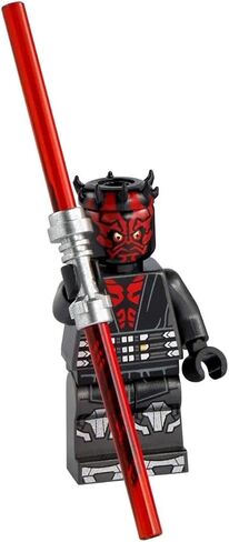 LEGO Star Wars The Clone Wars Minifigure - Darth Maul (Printed Legs with Silver Armor) with Dual Lightsaber in Saudi Arabia