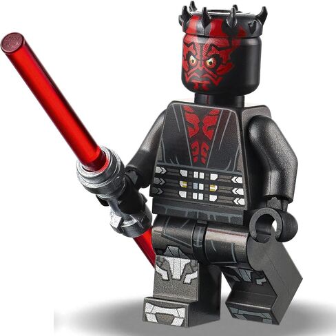 LEGO Star Wars The Clone Wars Minifigure - Darth Maul (Printed Legs with Silver Armor) with Dual Lightsaber in Saudi Arabia