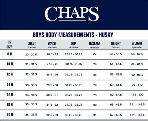 Chaps Boys' School Uniform Flat Front Performance Short in Saudi Arabia