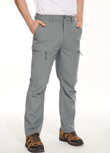 MAGCOMSEN Men's Hiking Pants 6 Pockets,Water Resistant Ripstop Outdoor Pants,Lightweight Quick Dry Fishing Work Pants in Saudi Arabia