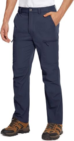 MAGCOMSEN Men's Hiking Pants 6 Pockets,Water Resistant Ripstop Outdoor Pants,Lightweight Quick Dry Fishing Work Pants in Saudi Arabia
