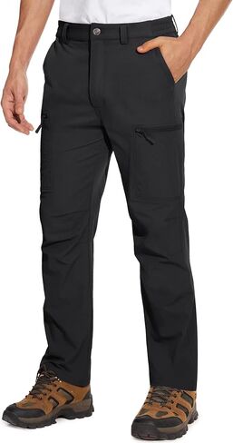 MAGCOMSEN Men's Hiking Pants 6 Pockets,Water Resistant Ripstop Outdoor Pants,Lightweight Quick Dry Fishing Work Pants in Saudi Arabia