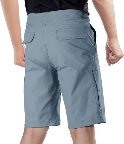 FREE SOLDIER Men's Cargo Hiking Shorts with Belt Lightweight Quick Dry Tactical Shorts with Pockets for Casual Work Golf in Kuwait