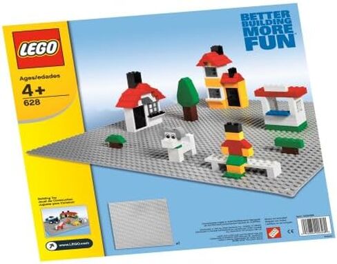 LEGO X-Large Gray Baseplate (628) in Saudi Arabia