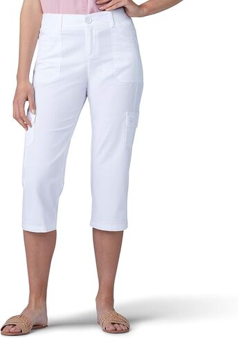Lee Women's Flex-to-go Relaxed Fit Utility Capri Pant in Saudi Arabia