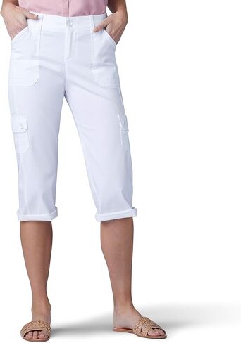 Lee Women's Flex-to-go Relaxed Fit Utility Capri Pant in Saudi Arabia
