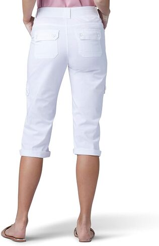 Lee Women's Flex-to-go Relaxed Fit Utility Capri Pant in Saudi Arabia