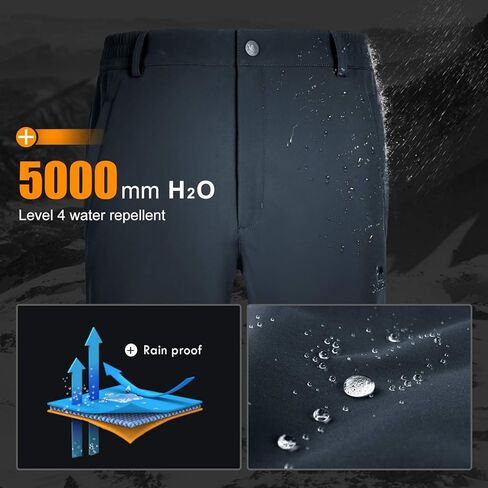 الجمل المرأة سراويل للتسلق الصوف مبطن معزول سوفتشيل السراويل مقاوم للماء للخارجية الجبلية الثلوج الصيد بنطلون in Kuwait