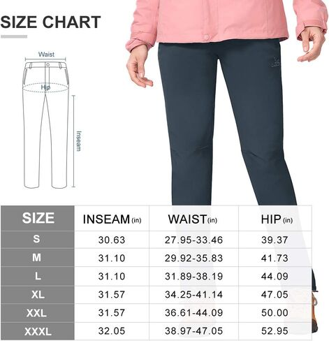 الجمل المرأة سراويل للتسلق الصوف مبطن معزول سوفتشيل السراويل مقاوم للماء للخارجية الجبلية الثلوج الصيد بنطلون in Kuwait