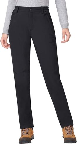 CAMEL Women's Hiking Pants Fleece Lined Insulated Softshell Pants Waterproof for Outdoor Mountain Snow Hunting Trousers in Saudi Arabia
