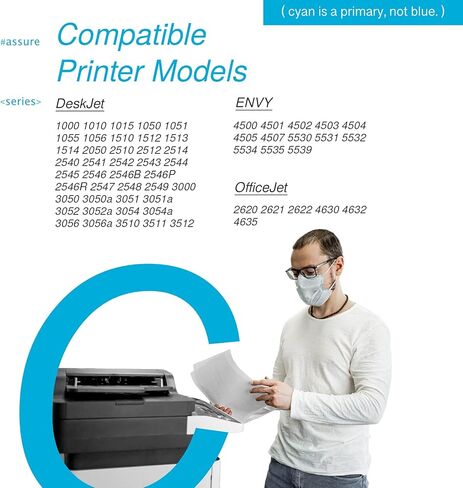 Ckmy 61XL لخرطوشة حبر معاد تصنيعها أسود وثلاثي الألوان متوافقة مع HP Envy 4500 5530 5534 5535 Desktop jet 2540 1000 1010 1512 1510 3050 Office jet 4630 2620 4635 in Kuwait
