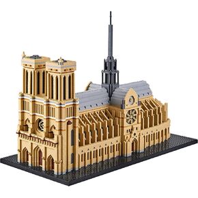 مجموعات نموذج الهندسة المعمارية الكبيرة من DAFDAG مجموعة نوتردام مايكرو بلوكس 7380 قطعة من مجموعة بناء نماذج باريس ، مجموعة بناء مبتكرة للبالغين ، هدية للأطفال (مع حزمة هدية ملونة) in Kuwait