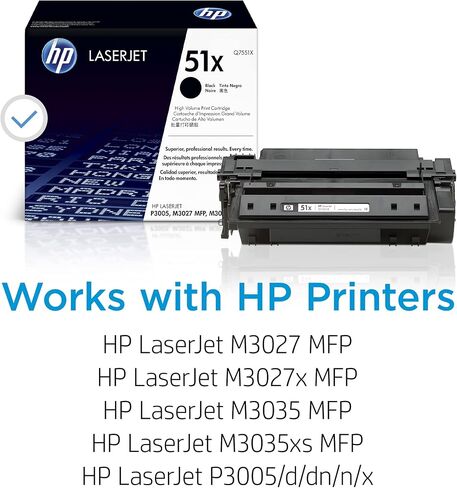 HP 51X HP (200U Packard) 51X خرطوشة حبر سوداء أصلية عالية الإنتاجية in Saudi Arabia
