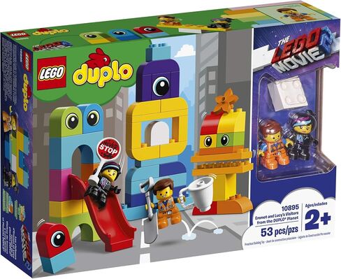 LEGO DUPLO The Movie 2 Emmet and Lucy’s Visitors from The DUPLO Planet 10895 Building Bricks (53 Pieces) (Discontinued by Manufacturer) in Saudi Arabia