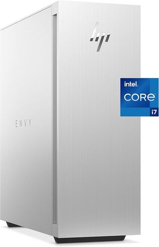 كمبيوتر HP Envy المكتبي، NVIDIA GeForce RTX 3070 Ti، الجيل الثاني عشر Intel Core i7-12700، 16 جيجابايت SDRAM، 1 تيرابايت SSD، Windows 11 Home، Wi-Fi 6 وBluetooth، 10 منافذ USB، برج الكمبيوتر المدمج مسبقًا (TE02- 0030، 2022) in Kuwait