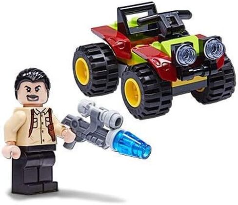 LEGO Jurassic Park: Baby Dino Transport with Vic Hoskins Patrol in Saudi Arabia