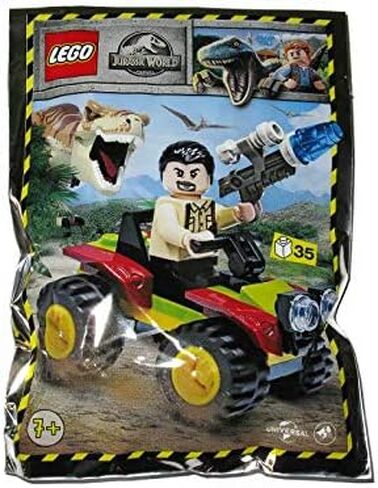 LEGO Jurassic Park: Baby Dino Transport with Vic Hoskins Patrol in Saudi Arabia
