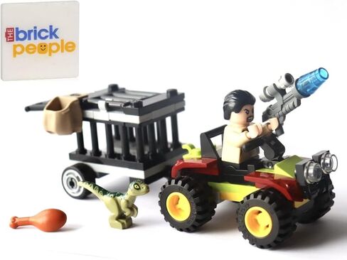 LEGO Jurassic Park: Baby Dino Transport with Vic Hoskins Patrol in Saudi Arabia