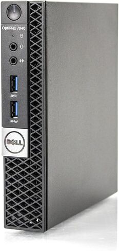 Dell Optiplex 7040 Micro Form Factor Desktop, Intel Quad Core i5 6500T 2.5Ghz, 16GB DDR4, 256GB NVMe SSD, Wi-Fi, HDMI, Windows 10 Pro (Renewed) in Saudi Arabia