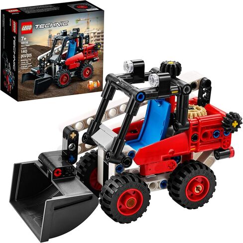 LEGO Technic Skid Steer Loader 42116 Model Building Kit for Kids Who Love Toy Construction Trucks, New 2021 (139 Pieces) in Saudi Arabia