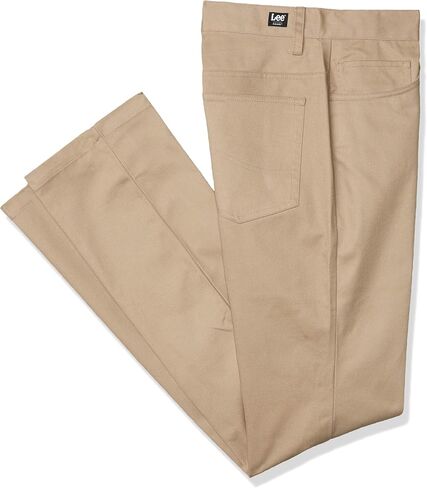 Lee Uniforms Men's Slim 5 Pocket Pant, Khaki, 30 in Saudi Arabia