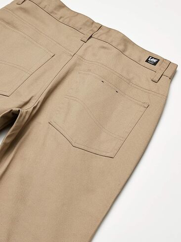 Lee Uniforms Men's Slim 5 Pocket Pant, Khaki, 30 in Saudi Arabia