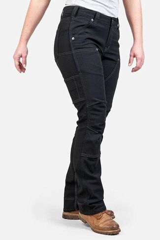 بنطال Dovetail Workwear Britt Utility Cargo للنساء، مقاس ساق مستقيمة، 11 جيبًا عمليًا in Kuwait