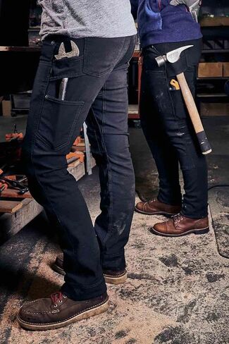 بنطال Dovetail Workwear Britt Utility Cargo للنساء، مقاس ساق مستقيمة، 11 جيبًا عمليًا in Kuwait