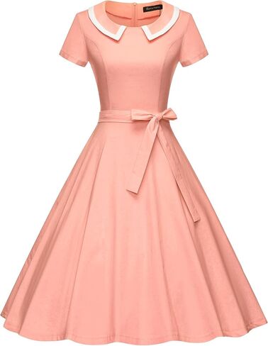 GownTown Womens Dresses 1950s Vintage Swing Stretchy Dresses in Saudi Arabia