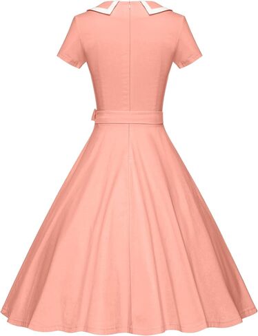 GownTown Womens Dresses 1950s Vintage Swing Stretchy Dresses in Saudi Arabia