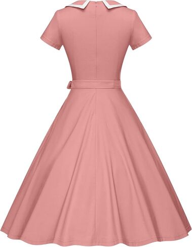 GownTown Womens Dresses 1950s Vintage Swing Stretchy Dresses in Saudi Arabia