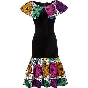 SHENBOLEN Women African Dress Party Wear Wax Ball Gown Print Dresses Cocktail in Saudi Arabia