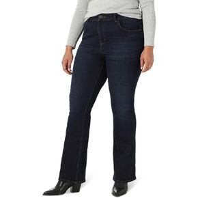Lee Women's Plus Size High Rise Mini Flare Jean in Kuwait