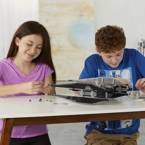 LEGO Star Wars Episode VIII Kylo Ren's Tie Fighter 75179 Building Kit, TIE Silencer Model and Popular Gift for Kids (630 Pieces) in Saudi Arabia